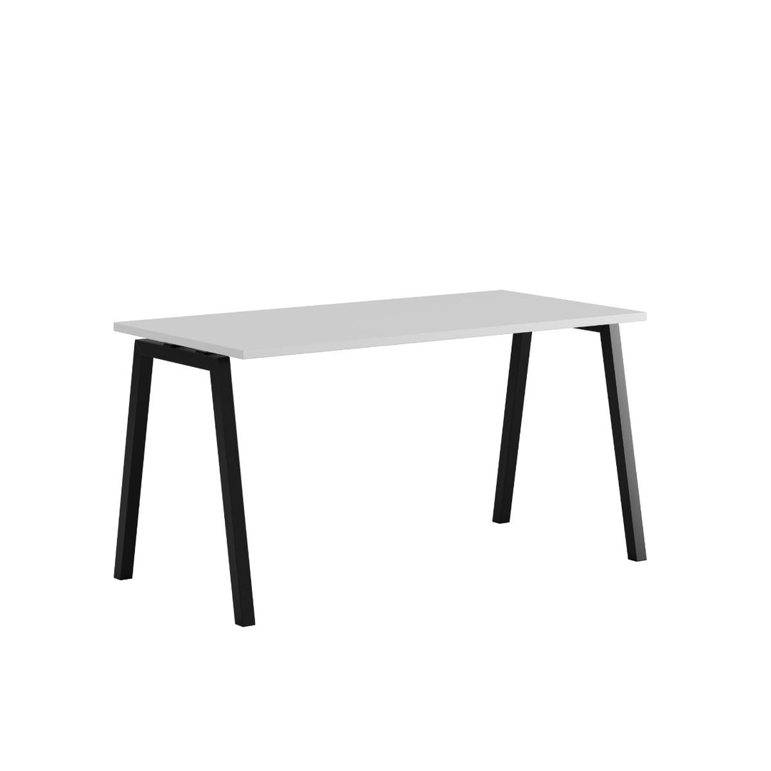 Produktbillede af Luna A Bord 140x70cm Hvid-sort på tilbud