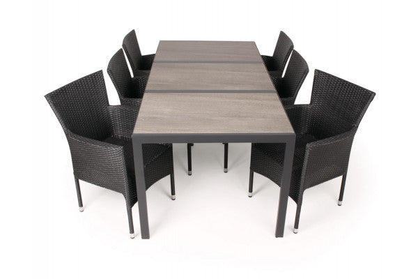 Cebu Keramik Havemøbelsæt - 90x195 cm - Sort/grå ❤ Stort online udvalg i Gozomo.dk ❤ Billig fragt og hurtig levering 2 - 5 hverdage ❤ Varenummer: HML-DK2217 / Ean: '5709386485412 på lager - Udsalg på HAVEMØBELSÆT > Vedligeholdelsesfrie havemøbelsæt Spar op til 66% - Over 785 kendte brands på udsalg