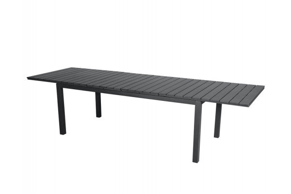 Produktbillede af Cebu udtræksbord 95 x 200/250/300 cm Sort på tilbud i høj kvalitet