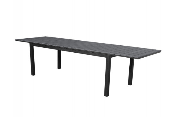 Produktbillede af Cebu udtræksbord 95x200/250/300 cm Grå på tilbud i høj kvalitet