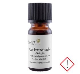 Produktbillede af Fischer Pure Nature Cedertræsolie æterisk øko 10ml. på tilbud