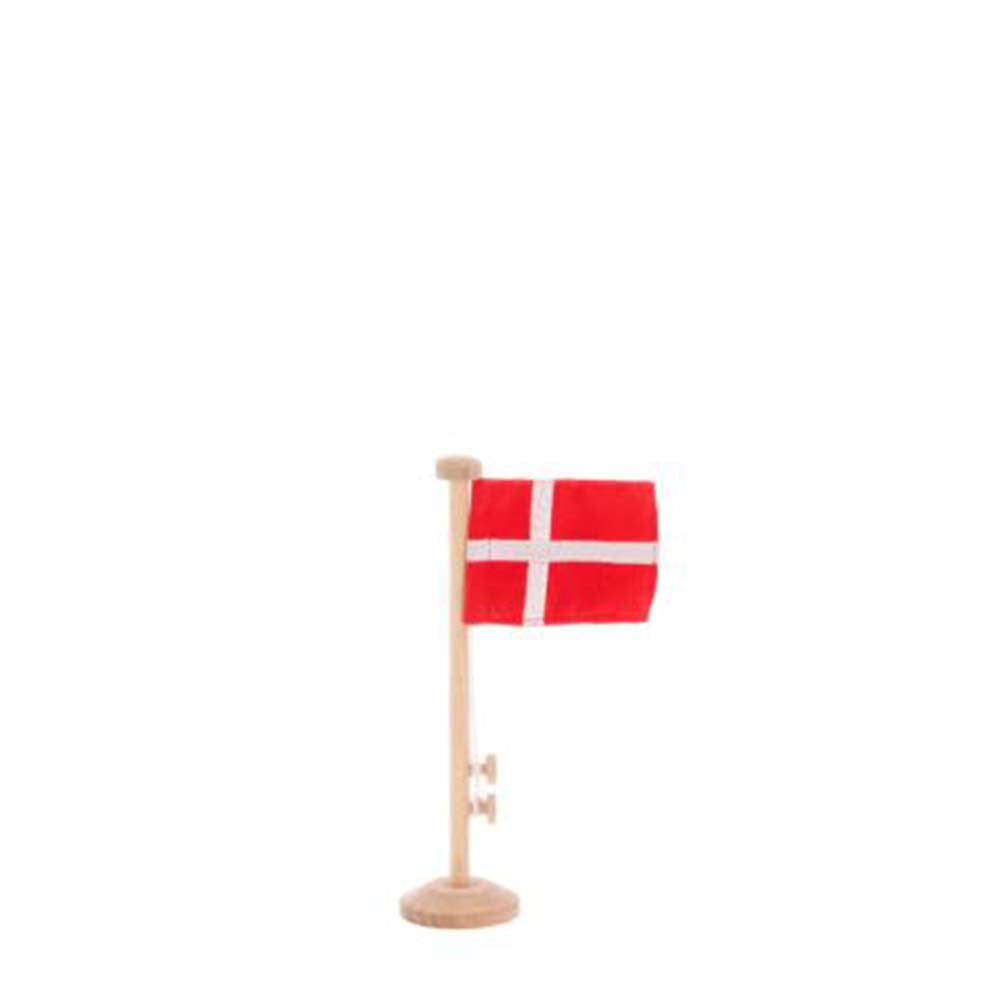 Produktbillede af Celebrate Flagstang DK 18 cm Natur i premium kvalitet