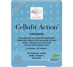 Detaljeret produktbillede af New Nordic Skin Care Cellufit Action 60 tabl. på tilbud