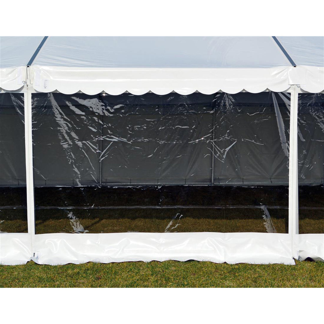 Produktbillede af Side 2,2m hvid kd panorama v. PVC på tilbud