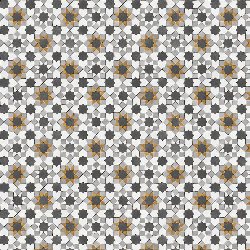 Produktbillede af WERZALIT Bistro exclusive m.messingkant 70x70 cm Fez hvid på tilbud