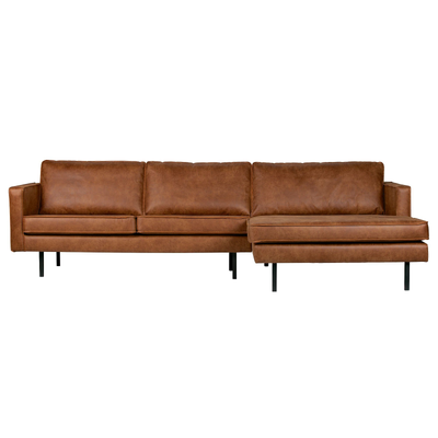BePureHome Rodeo Chaiselong Højrevendt - Cognac ❤ Stort online udvalg i BePureHome ❤ Billig fragt og hurtig levering 2 - 5 hverdage ❤ Varenummer: BYH-2012243 / Ean: 8714713082926 på lager - Udsalg på Sofa - Over 360 kendte mærker på udsalg