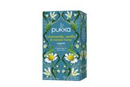 Produktbillede af Pukka Chamomile te Ø m. Vanilla & Manuka Honey 20 br. på tilbud