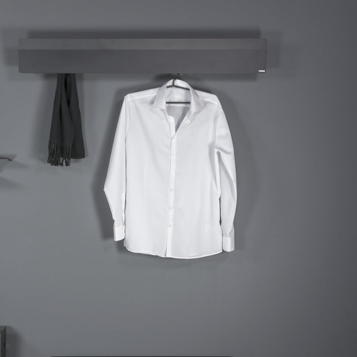 Produktbillede af Benjy Hattehylde i sort metal bredde 120 cm. på tilbud i høj kvalitet