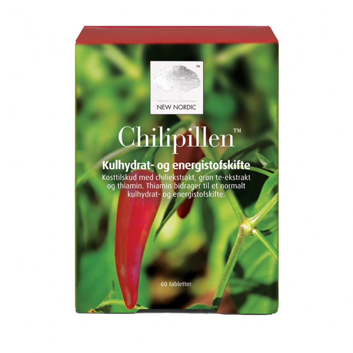 Produktbillede af New Nordic Chilipillen 60 tabl. på tilbud