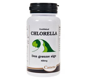 Detaljeret produktbillede af Camette Chlorella Den grønne alge 180 tab. på tilbud