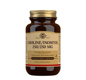 Produktbillede af Solgar Choline/Inositol 250mg 50 kap. på tilbud