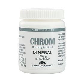 Produktbillede af ND Chrom tabletter 100 ug 60 tab. på tilbud