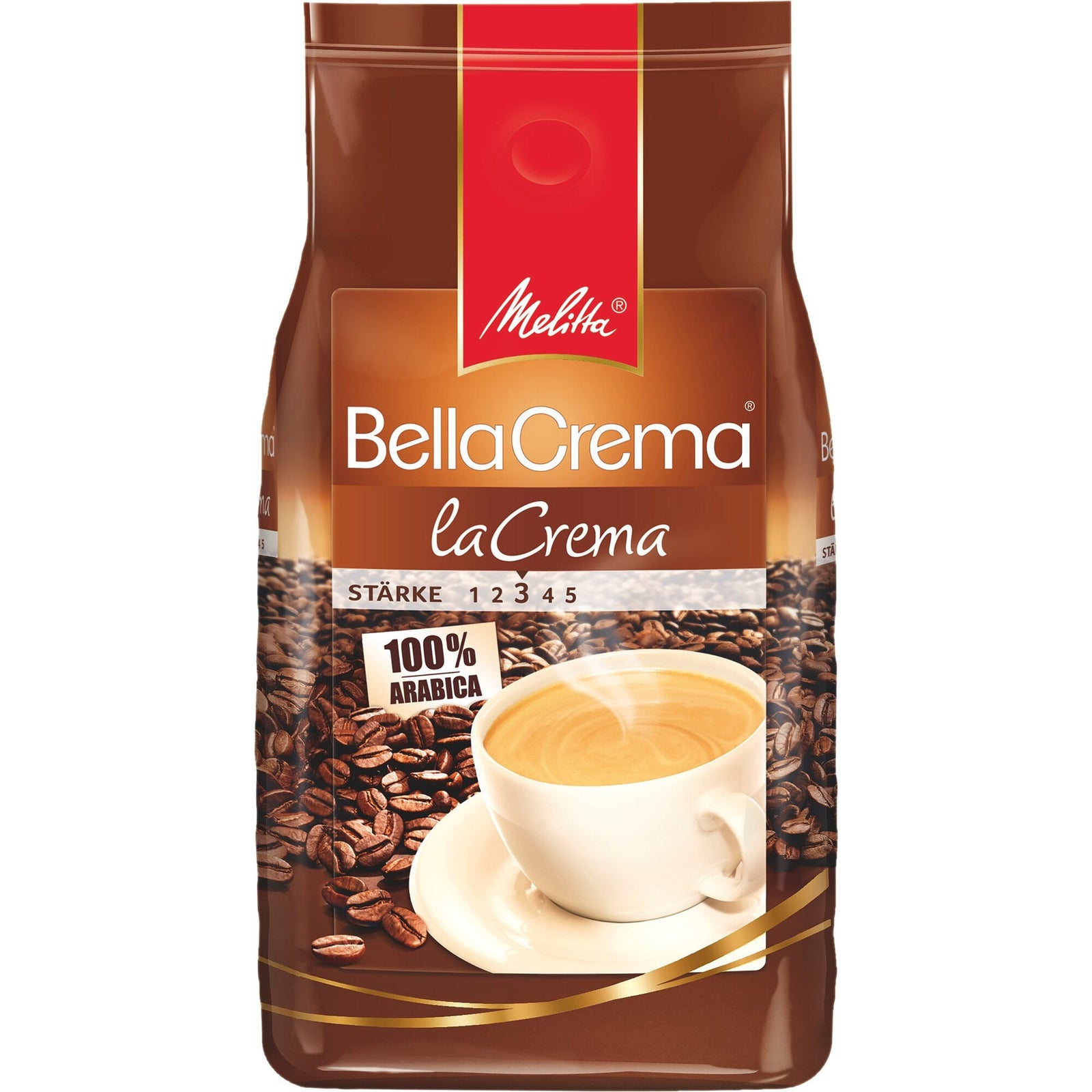 Melitta Melitta Bella Crema La Crema – vinkelbillede (Kaffebønner)
