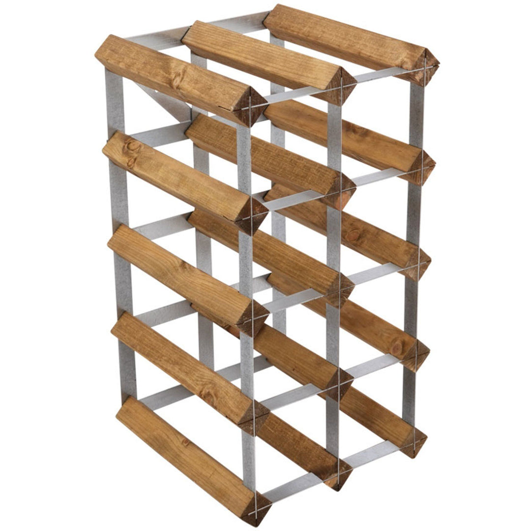 Traditional wine rack Traditional wine rack Vinreol Saml-Selv Lys Eg 12 flasker ❤ produktfoto (Vinstativ)