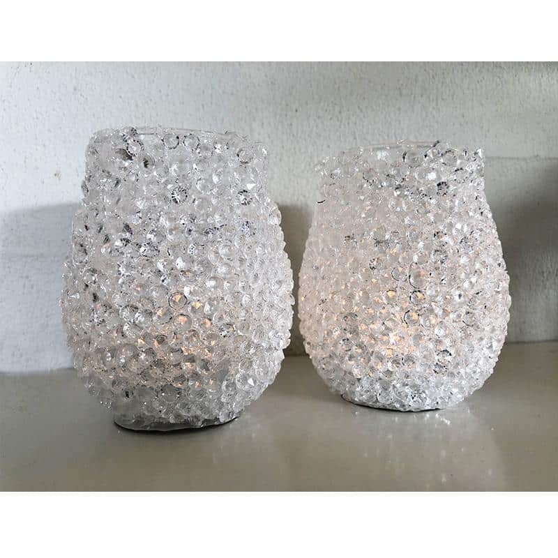 Produktbillede af Køb Fyrfadsstager i Glas (2 stk.) fra SIA Home Fashion på tilbud