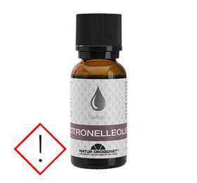 Detaljeret produktbillede af Natur Drogeriet Citronelleolie æterisk 20 Ml. på tilbud