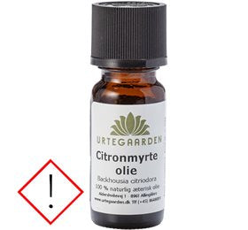 Detaljeret produktbillede af Urtegaarden Citronmyrteolie 5 ml på tilbud