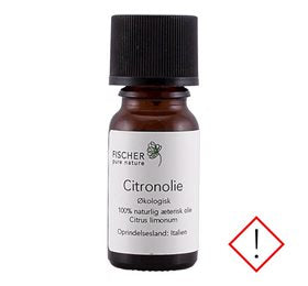 Produktbillede af Fischer Pure Nature Citronolie æterisk øko 10ml. på tilbud