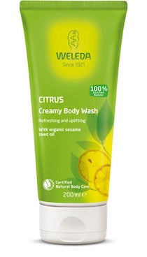 Weleda Creamy Body Wash Refresh Citrus 200 ml.  DATOVARE 08/2024