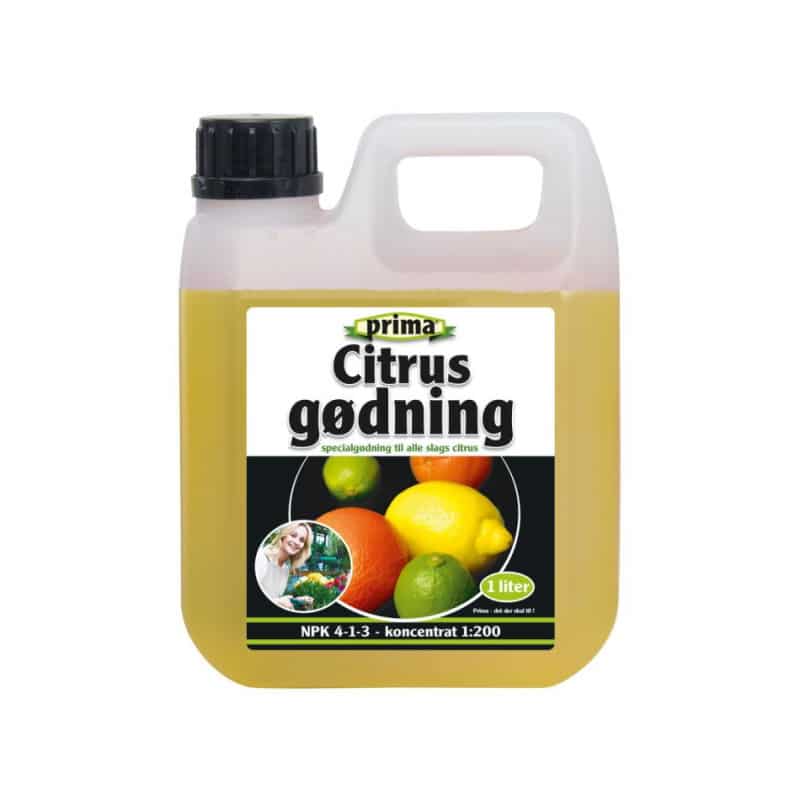 Produktbillede af PRIMA Citrus gødning 1 liter på tilbud i høj kvalitet