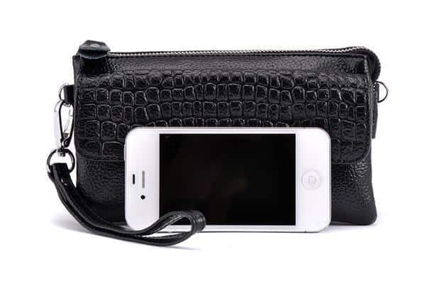 Produktbillede af Køb Clutch/taske med skulder- og håndrem #6 Vandmelonrød på tilbud