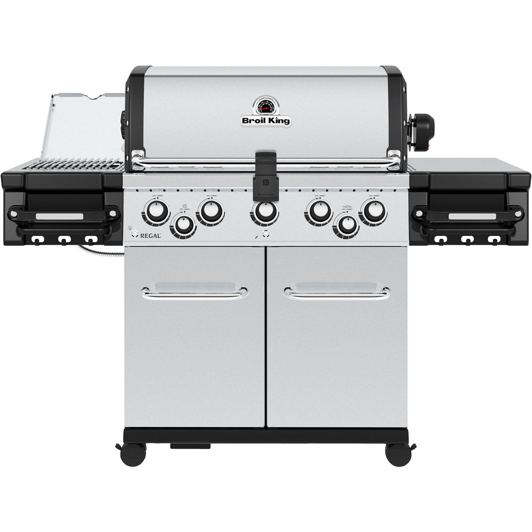 Broil king Broil king Regal S 590 IR gasgrill, sort – frontbillede (Gasgrill)