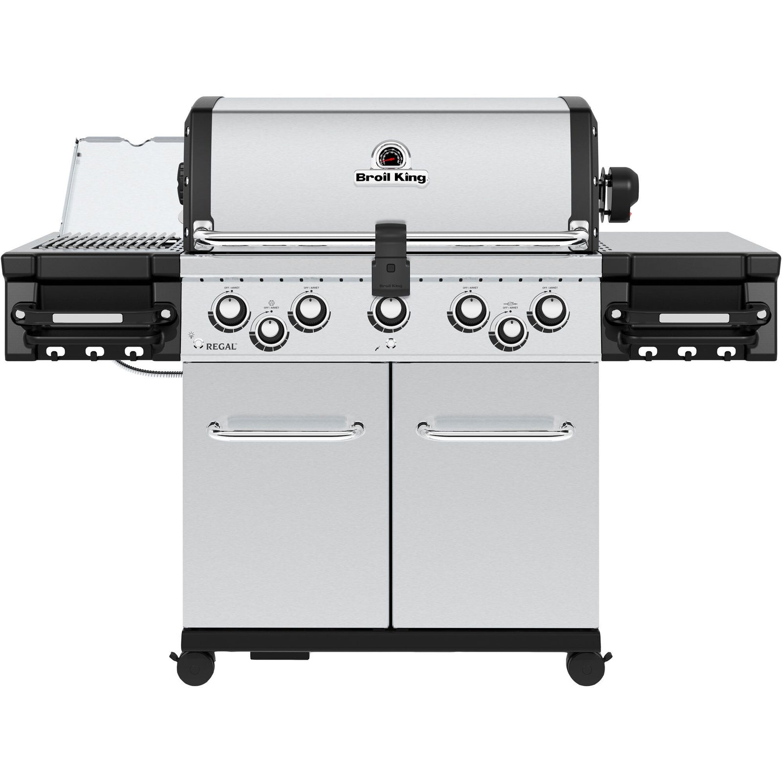 Broil king Broil king Regal S 590 IR gasgrill, sort – frontbillede (Gasgrill)