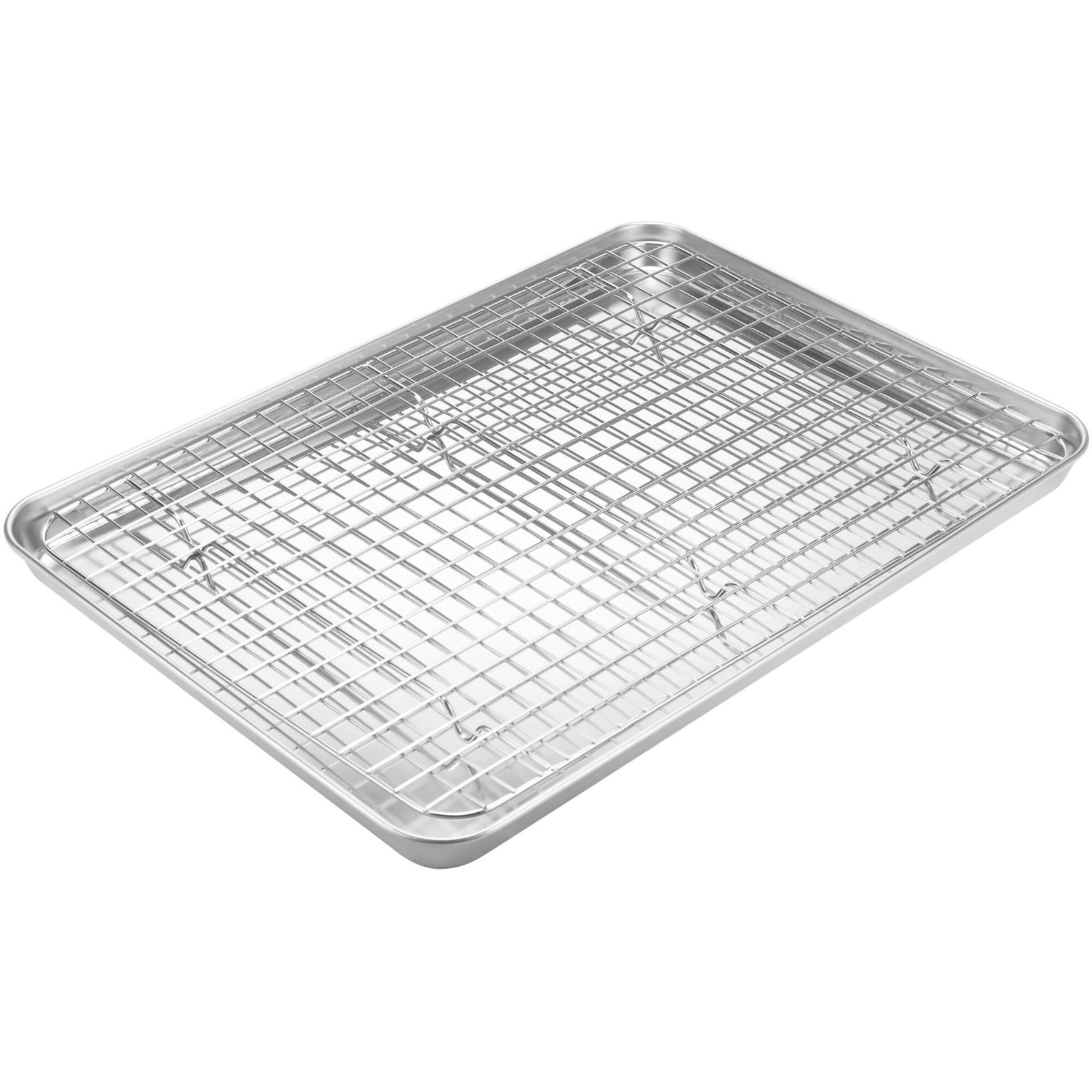 Mareld Mareld Plade med rist, 44 x 31 cm, rustfrit stål ❤ frontbillede (Bageplade)