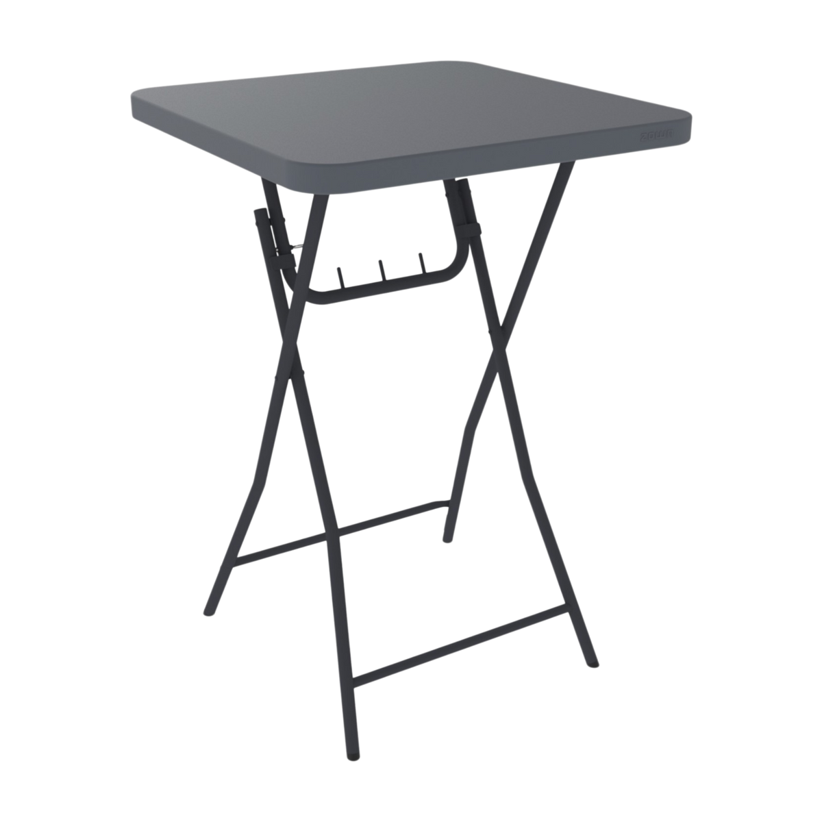 Sammenklappeligt cocktailbord Zown New Classic XL76, 76 x 76 cm, højde 110 cm