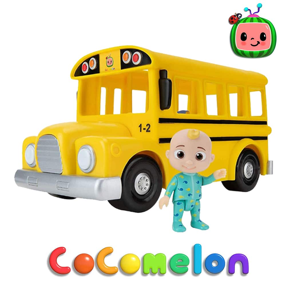 Produktbillede af Cocomelon Skolebus Aktivitets Legetøj med Musik og Lys på tilbud