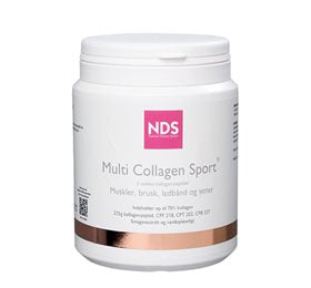 Detaljeret produktbillede af NDS Collagen Multi Sport 225g. på tilbud