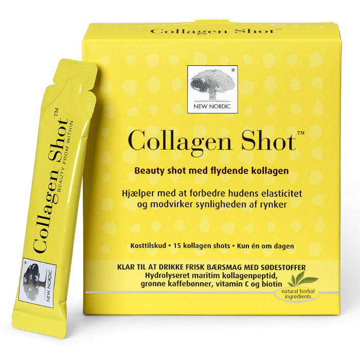 Produktbillede af New Nordic Collagen Shot 15 stk 2 for 419,- på tilbud