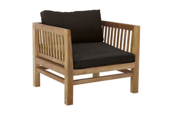Produktbillede af Colorado Teak Dining Sofastol Sort på tilbud i høj kvalitet