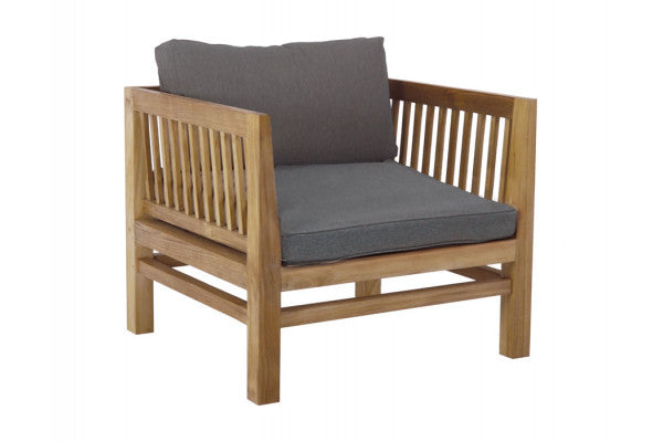 Produktbillede af Colorado Teak Dining Sofastol Grå på tilbud i høj kvalitet