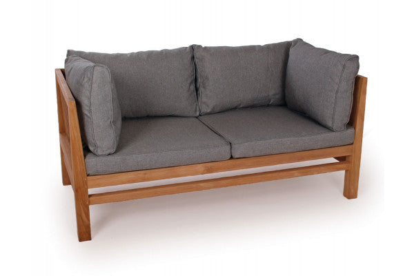 Produktbillede af Colorado Teak Sofa 2 pers. Grå på tilbud i høj kvalitet