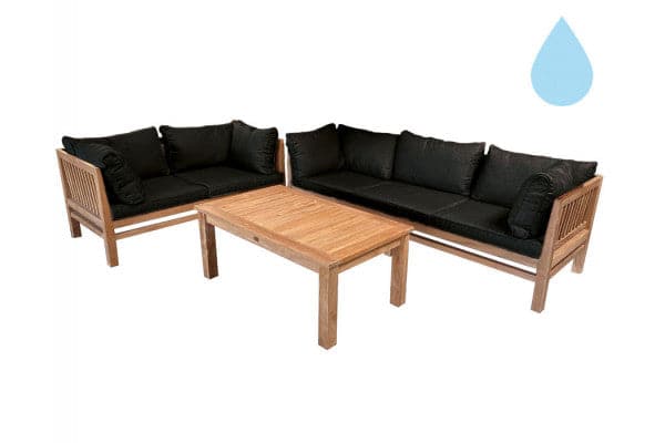 Colorado Teak Sofasæt Sort Vandafvisende ❤ Stort online udvalg i KERNETEAK ❤ Billig fragt og hurtig levering 2 - 5 hverdage ❤ Varenummer: HML-DK3279V858 / Ean: på lager - Udsalg på HAVESOFA- OG LOUNGEMØBLER > Havesofasæt Spar op til 67% - Over 322 kendte brands på udsalg
