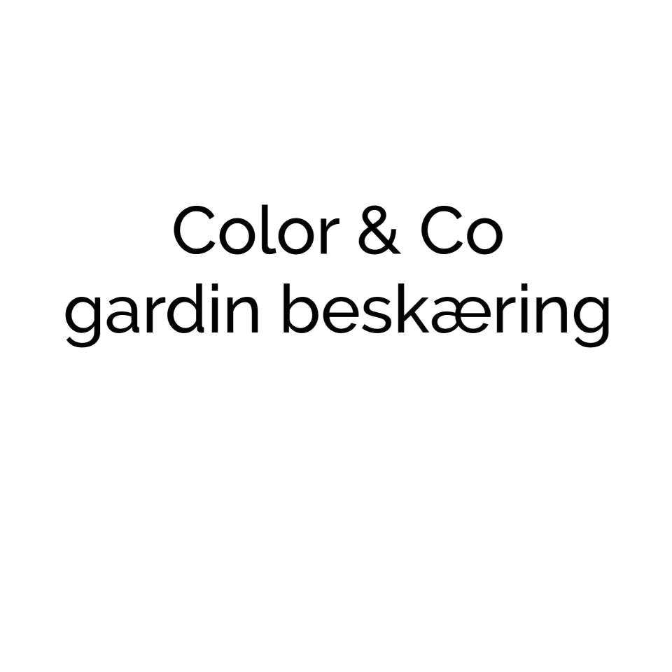 Produktbillede af COLOR & CO SPECIAL MÅL / BESKÆRING i premium kvalitet