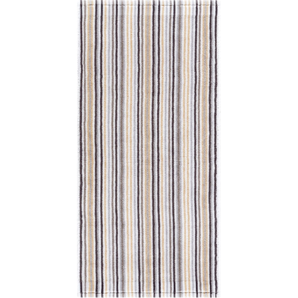 Produktbillede af Combi Stripes grå-Badehåndklæde 70 x 140 cm på tilbud i høj kvalitet