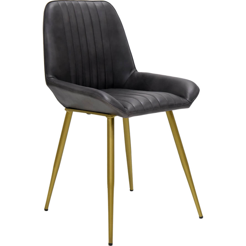 Trademark Living Comfort spisebordsstol i læder - Mat Sort ❤ Stort online udvalg i Trademark Living ❤ Billig fragt og hurtig levering 2 - 5 hverdage ❤ Varenummer: BYH-2755954 / Ean: 5740002240756 på lager - Udsalg på Spisebordsstole - Over 360 kendte mærker på udsalg