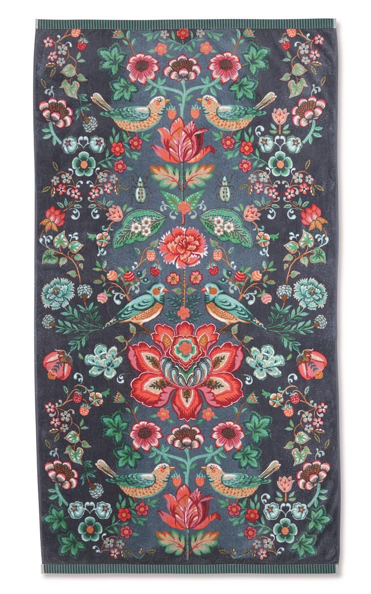 Produktbillede af Pip Studio Oh my darling beachtowel Dark Blue på tilbud i høj kvalitet