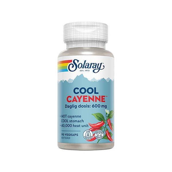 Produktbillede af Solaray Cool Cayenne 90 kap. på tilbud