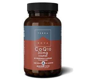 Produktbillede af Terranova CoQ10 30 mg complex 50 kapsler på tilbud