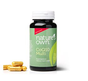 Produktbillede af Natures Own CoQ10 Multi Whole Food 30 kaps. på tilbud
