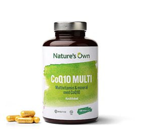 Produktbillede af Natures Own CoQ10 Multi Wholefood 120 kap på tilbud