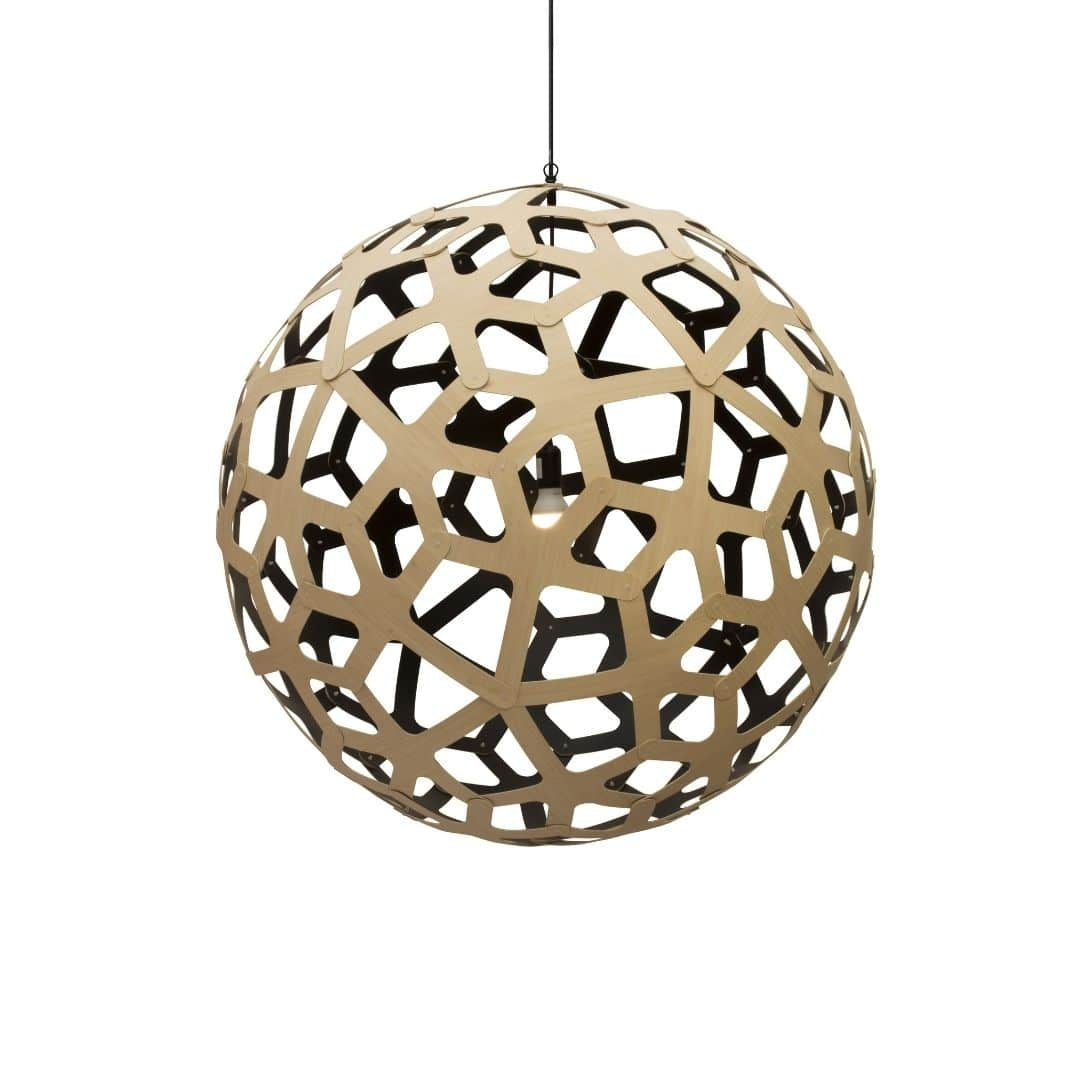 Produktbillede af Coral Ø100 Pendel Bamboo / Sort David Trubridge i premium kvalitet