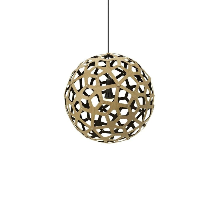 Coral Ø40 Pendel Bamboo / Sort David Trubridge