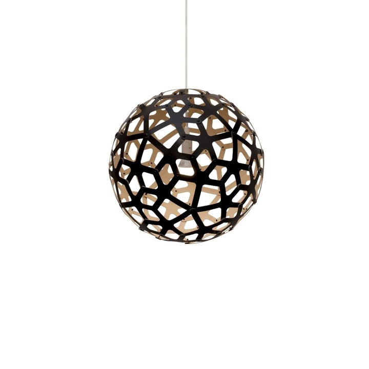Produktbillede af Coral Ø40 Pendel Sort / Bamboo David Trubridge i premium kvalitet