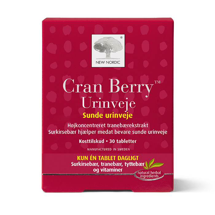 Produktbillede af New Nordic Cran Berry 30 tabl. 5 for 499,- på tilbud
