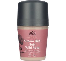 Produktbillede af Urtekram Deo cream roll on Soft Wild Rose 50ml. på tilbud