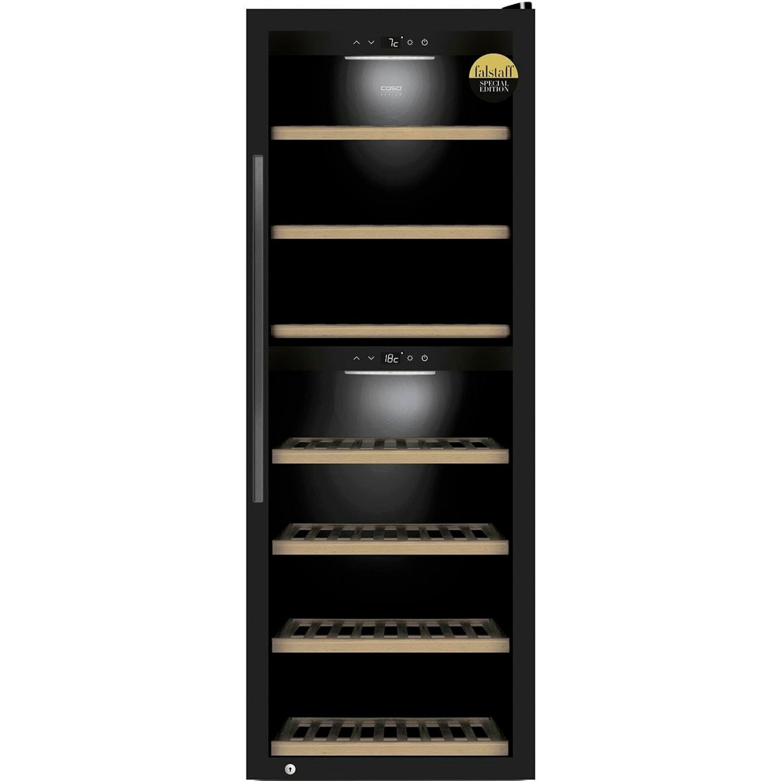 Caso Caso WineExclusive 126 Smart Falstaff Edition vinkøleskab – vinkelbillede (Vinkøleskabe)